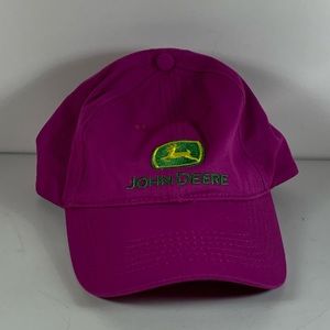 John Deere Fuchsia Cap